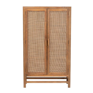   Modern European furniture - 2 Door Rattan Accent Cabinet - www.oroa.com | Oroa.com
