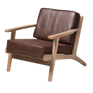   Modern European furniture - Oak Framed Lounge Chair - www.oroa.com | Oroa.com