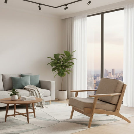   Modern European furniture - Oak Framed Lounge Chair - www.oroa.com | Oroa.com