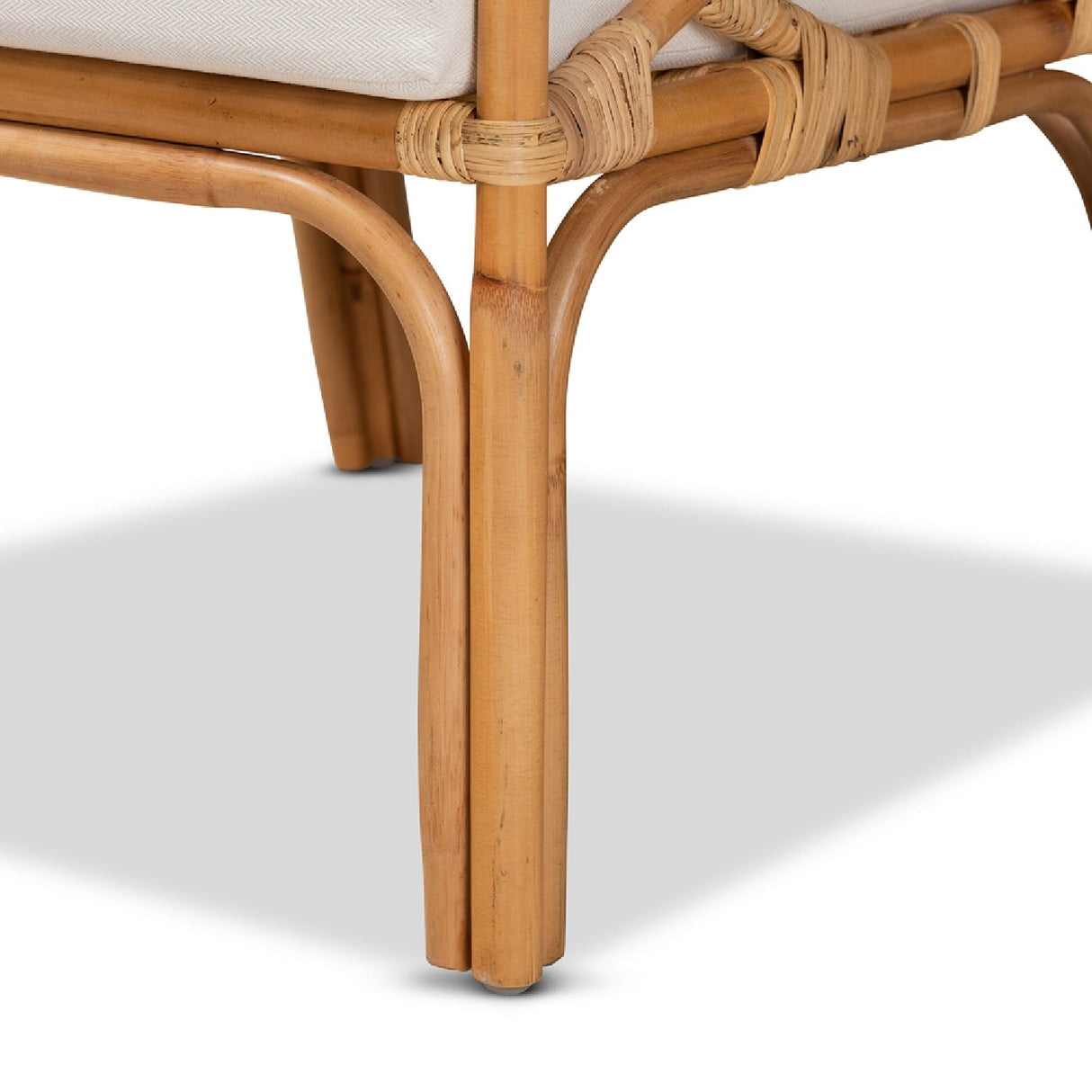   Modern European furniture - Natural Rattan Cushioned Accent Chair - www.oroa.com | Oroa.com