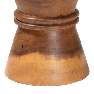   Modern European furniture - Suar Wood Hourglass Side Table - www.oroa.com | Oroa.com