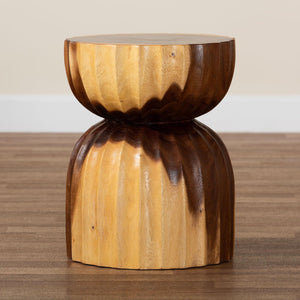  Modern European furniture - Hourglass Wooden Side Table - www.oroa.com | Oroa.com