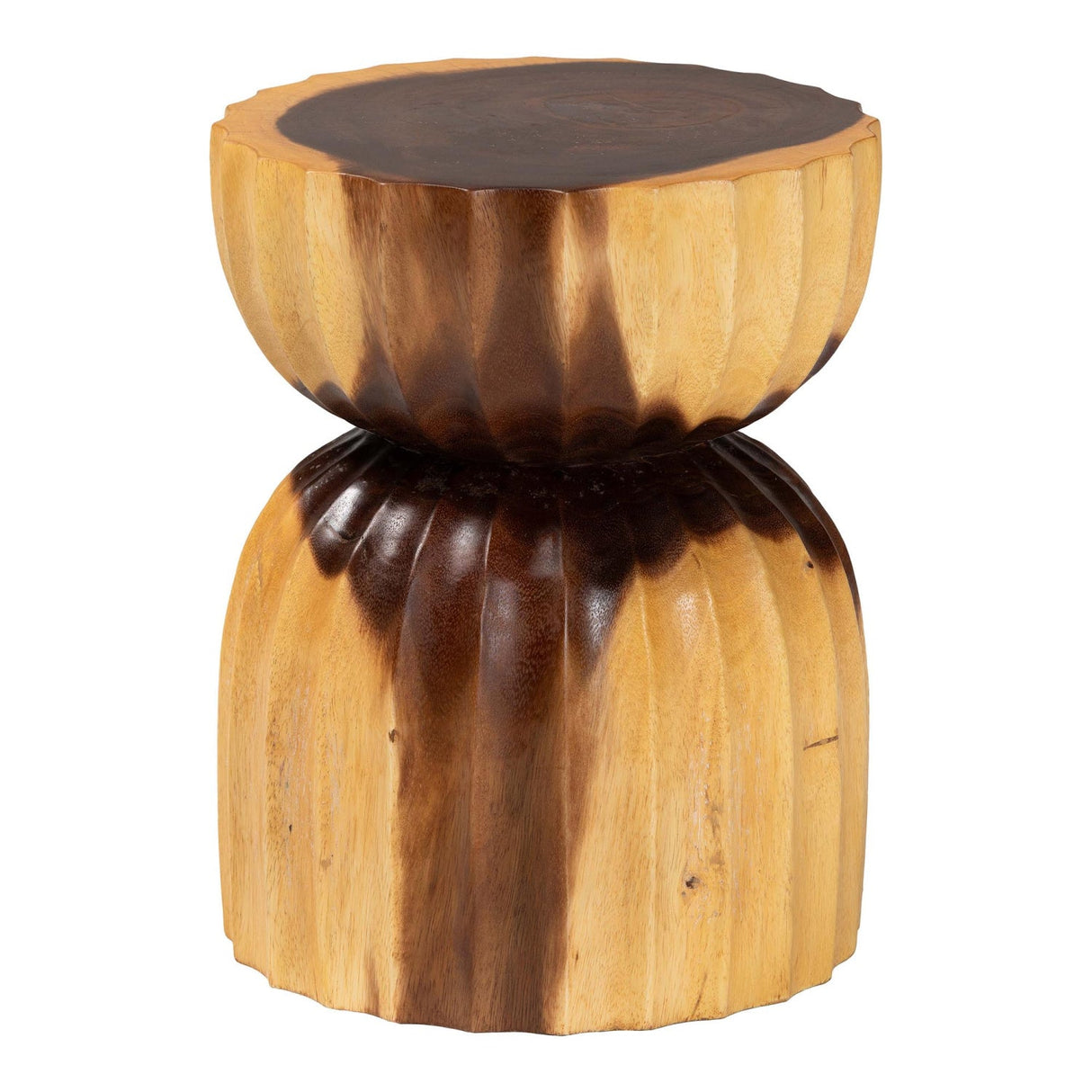   Modern European furniture - Hourglass Wooden Side Table - www.oroa.com | Oroa.com