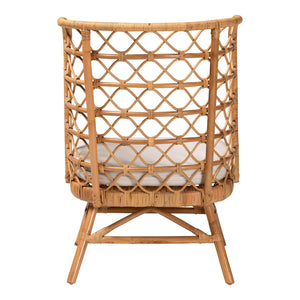   Modern European furniture - Rattan Openwork Tall Accent Chair  - www.oroa.com | Oroa.com