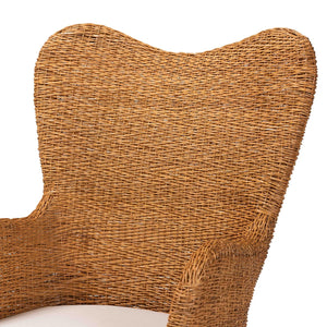   Modern European furniture - Tapered Back Rattan Accent Chair - www.oroa.com | Oroa.com