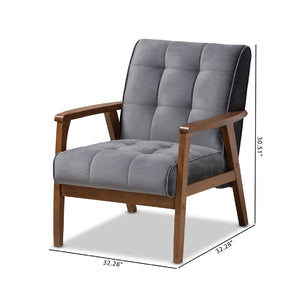   Modern European furniture - Tufted Velvet Accent Chair - www.oroa.com | Oroa.com