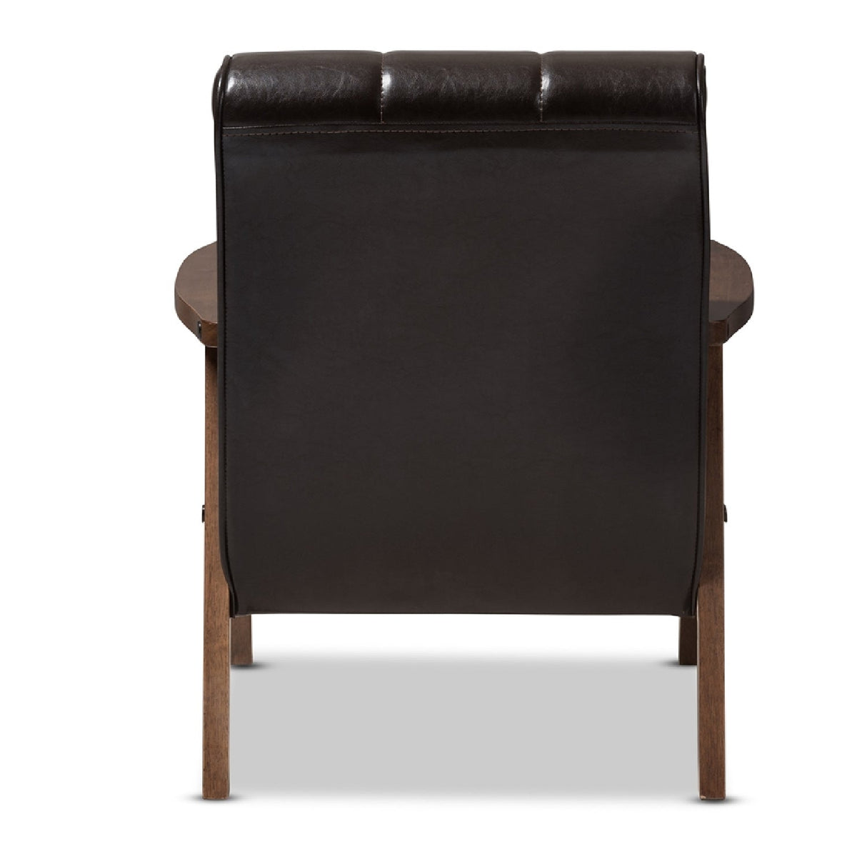   Modern European furniture - Brown Leather Inspired Club Chair  - www.oroa.com | Oroa.com