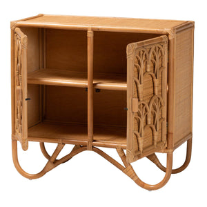   Modern European furniture - Geometrical Rattan 2 Door Cabinet - www.oroa.com | Oroa.com