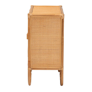   Modern European furniture - Geometrical Rattan 2 Door Cabinet - www.oroa.com | Oroa.com