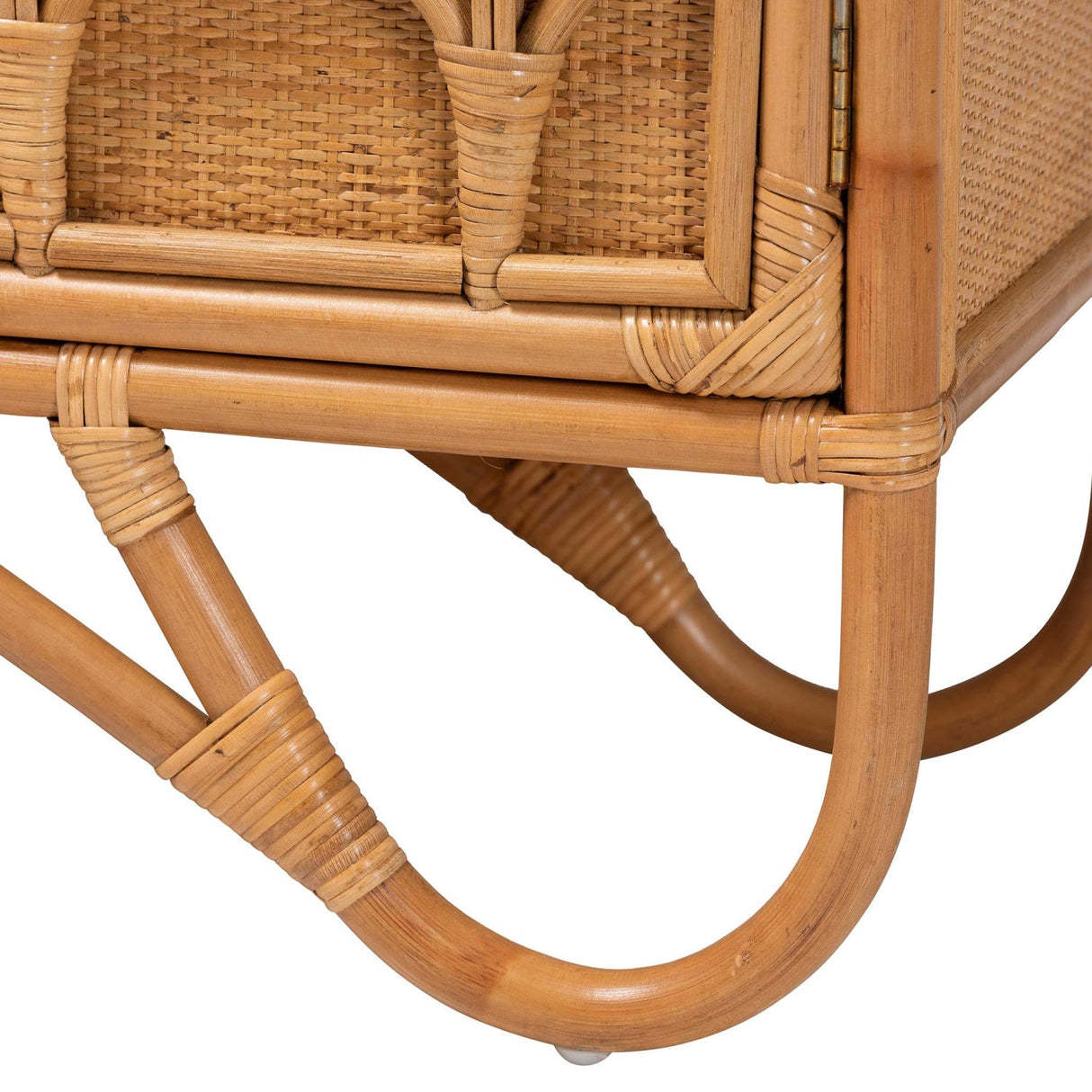   Modern European furniture - Geometrical Rattan 2 Door Cabinet - www.oroa.com | Oroa.com