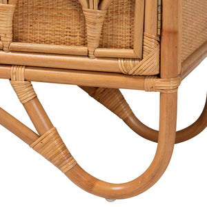   Modern European furniture - Geometrical Rattan 2 Door Cabinet - www.oroa.com | Oroa.com