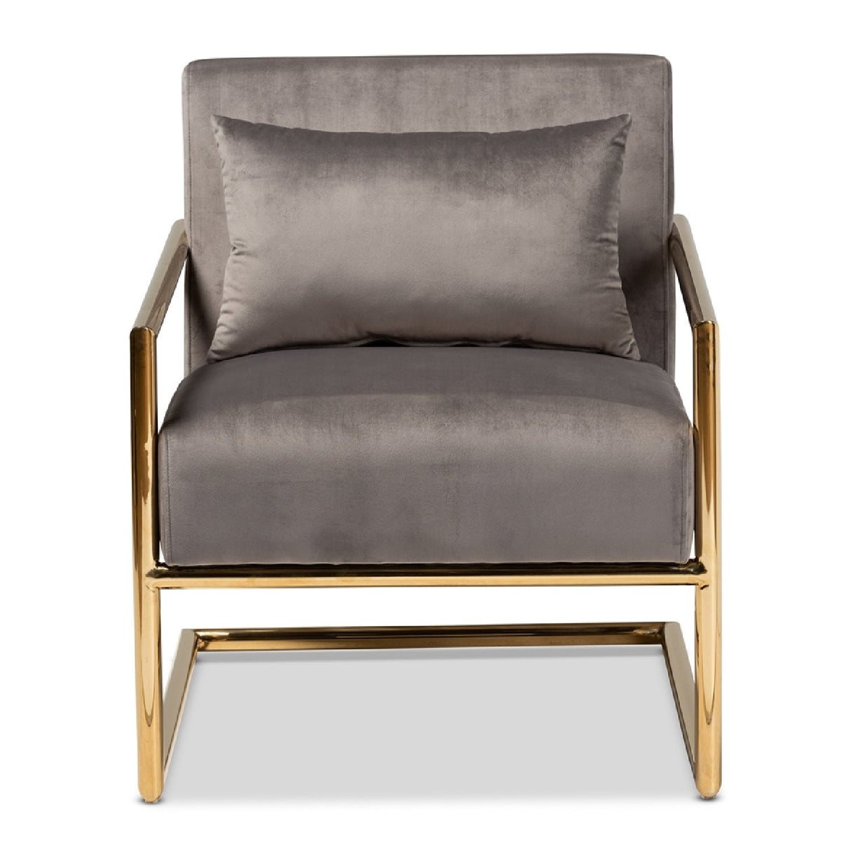   Modern European furniture - Velvet Cantilevered Lounge Chair - www.oroa.com | Oroa.com