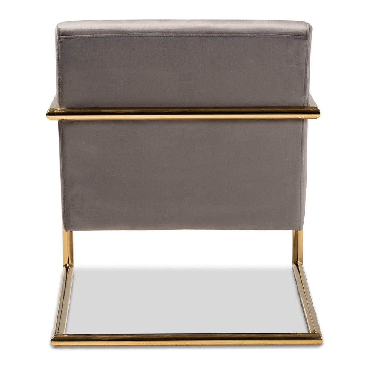   Modern European furniture - Velvet Cantilevered Lounge Chair - www.oroa.com | Oroa.com