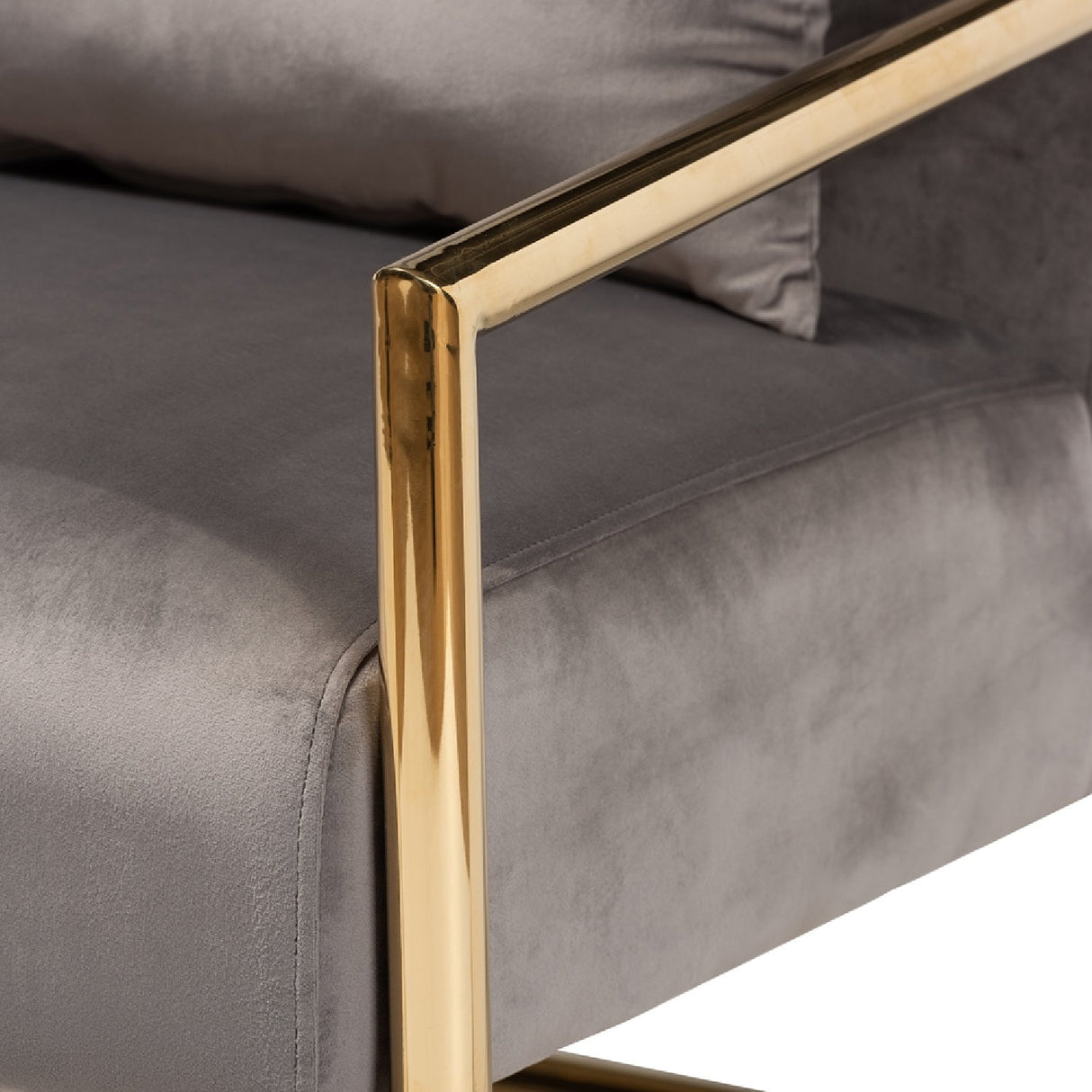   Modern European furniture - Velvet Cantilevered Lounge Chair - www.oroa.com | Oroa.com