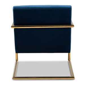   Modern European furniture - Velvet Cantilevered Lounge Chair - www.oroa.com | Oroa.com