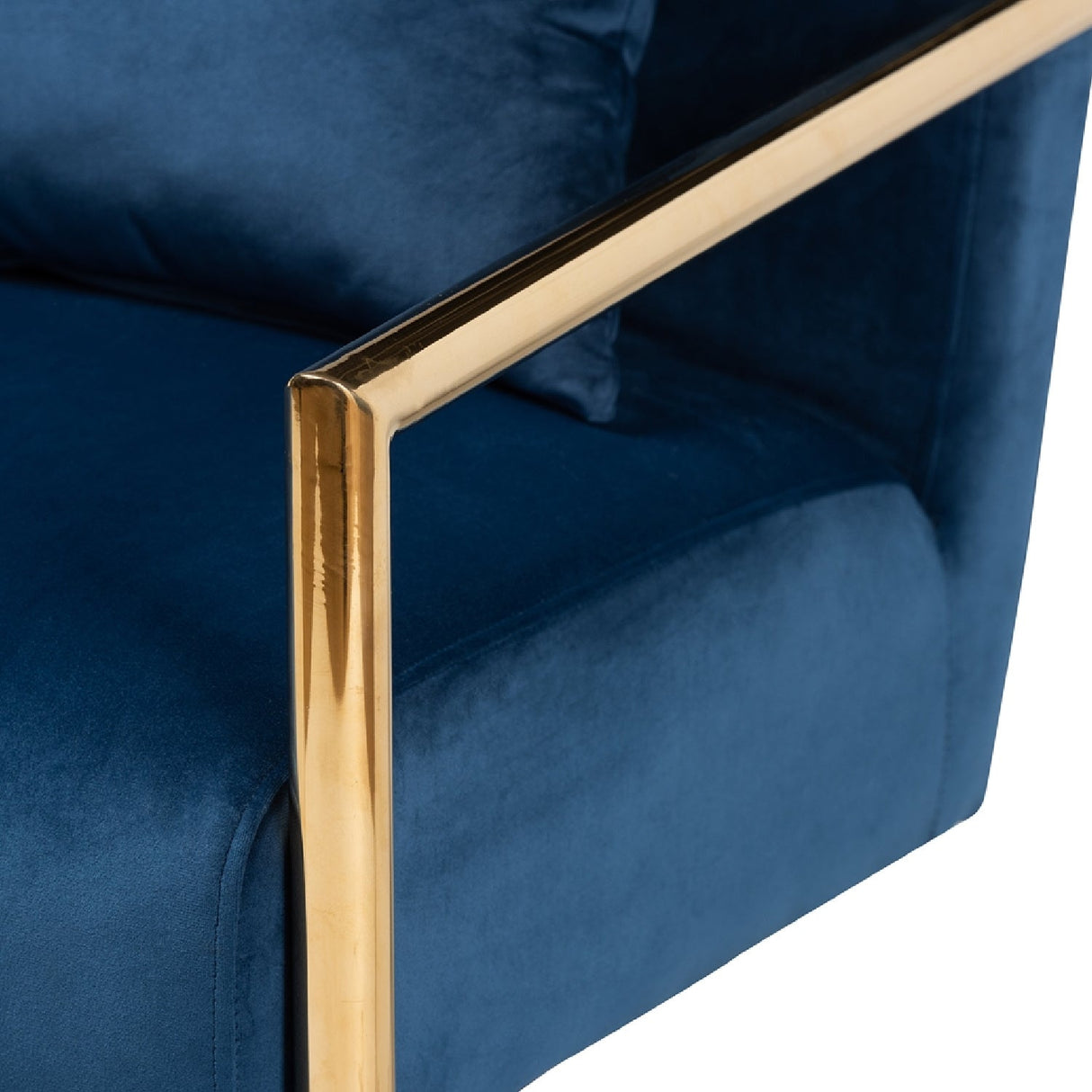   Modern European furniture - Velvet Cantilevered Lounge Chair - www.oroa.com | Oroa.com