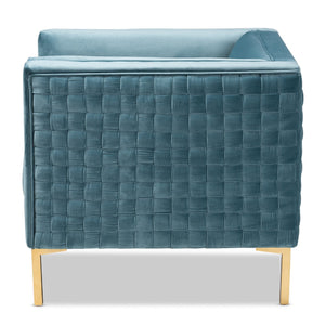   Modern European furniture - Woven Velvet Accent Chair - www.oroa.com | Oroa.com