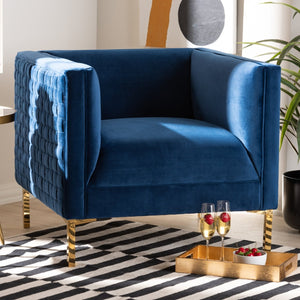   Modern European furniture - Woven Velvet Accent Chair - www.oroa.com | Oroa.com