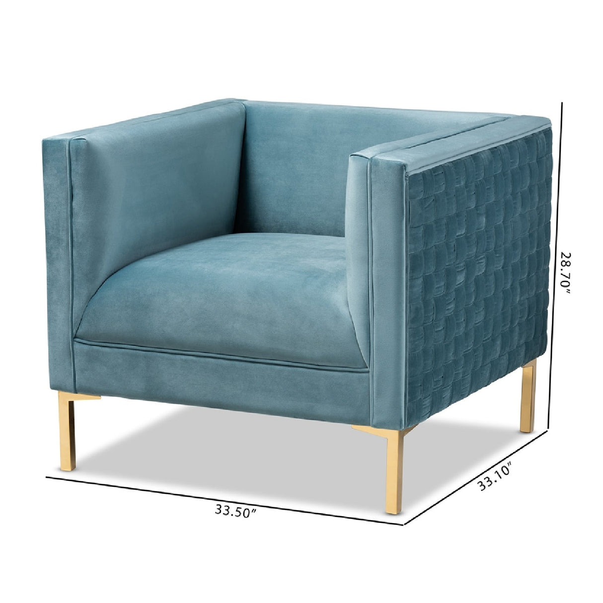   Modern European furniture - Woven Velvet Accent Chair - www.oroa.com | Oroa.com