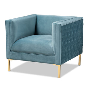   Modern European furniture - Woven Velvet Accent Chair - www.oroa.com | Oroa.com