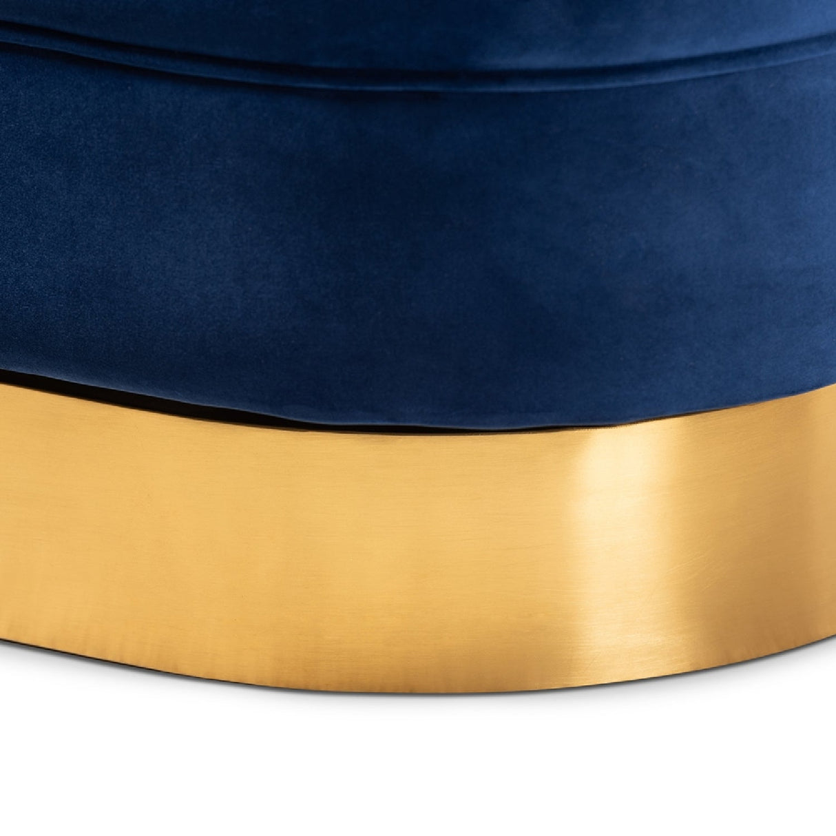   Modern European furniture - Blue Vevet Swivel Accent Chair - www.oroa.com | Oroa.com