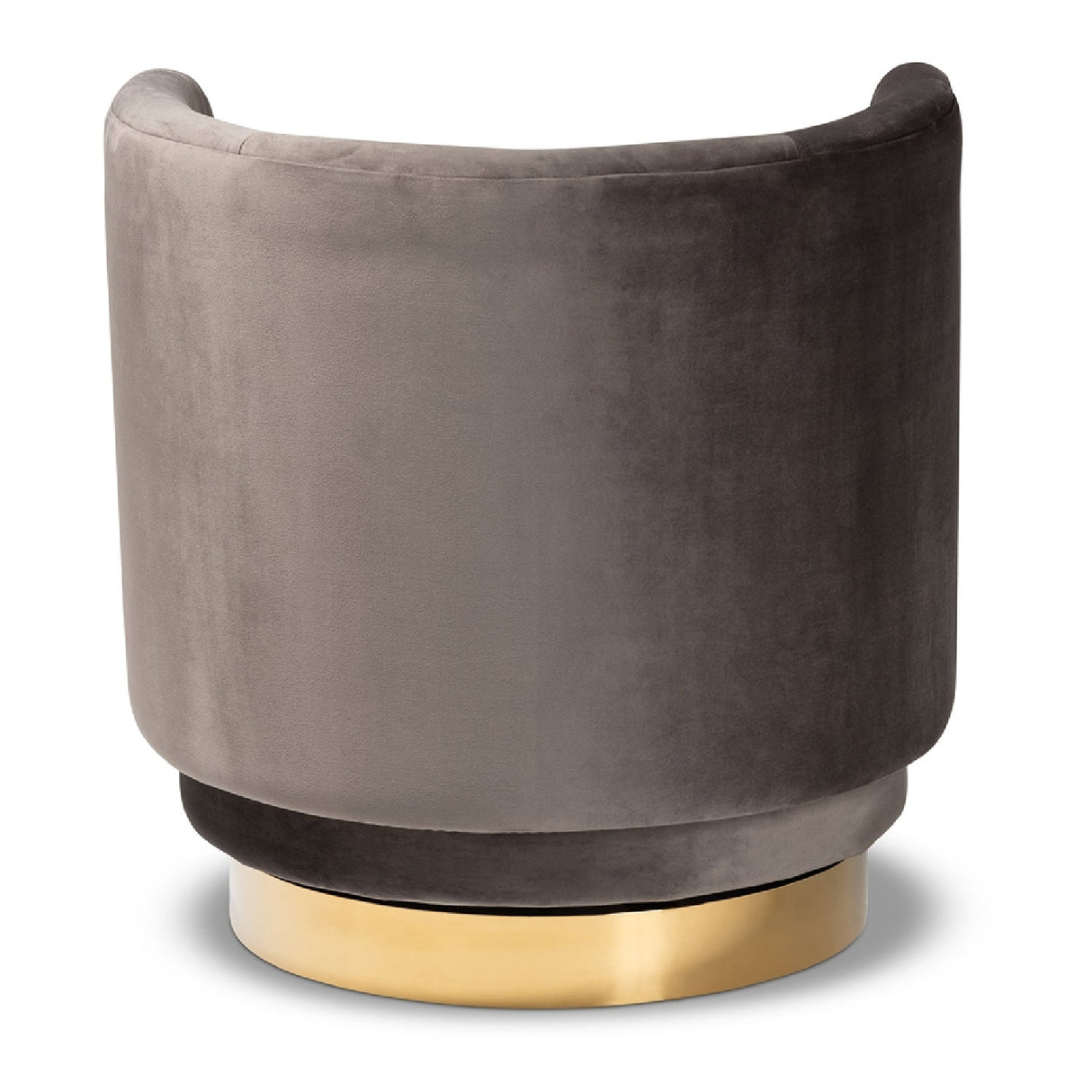   Modern European furniture - Velvet Curved Swivel Chair - www.oroa.com | Oroa.com