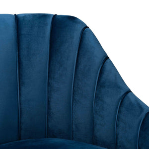   Modern European furniture - Blue Velvet Chaise - www.oroa.com | Oroa.com