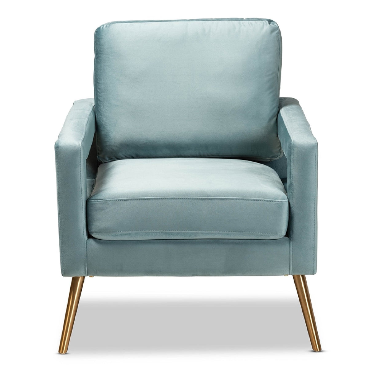   Modern European furniture - Velvet Open Armed Accent Chair - www.oroa.com | Oroa.com
