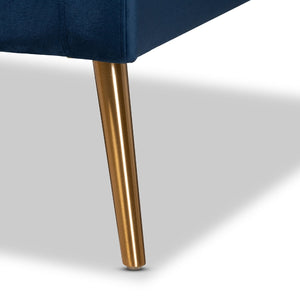   Modern European furniture - Velvet Open Armed Accent Chair - www.oroa.com | Oroa.com