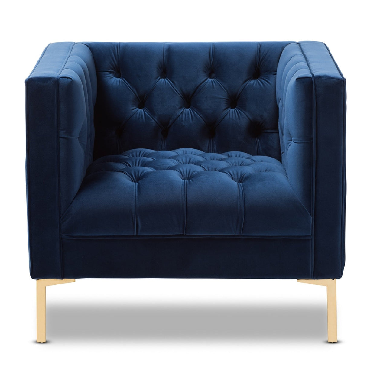   Modern European furniture - Button Tufted Velvet Lounge Chair - www.oroa.com | Oroa.com