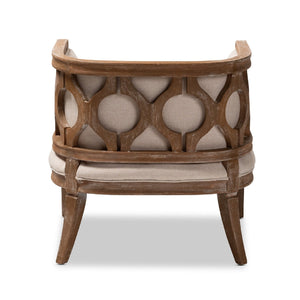   Modern European furniture - Button Tufted Beige Accent Barrel Chair - www.oroa.com | Oroa.com