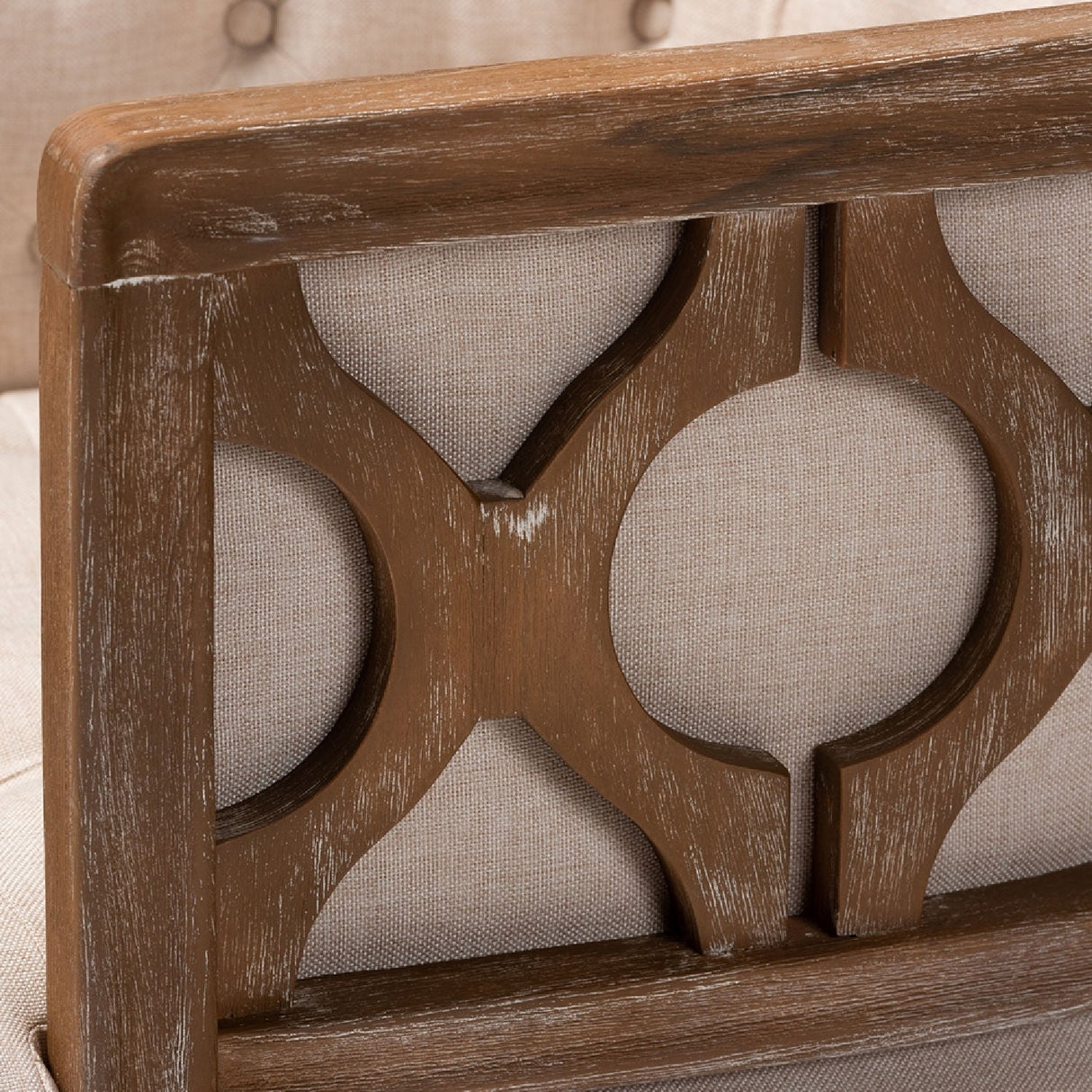   Modern European furniture - Button Tufted Beige Accent Barrel Chair - www.oroa.com | Oroa.com