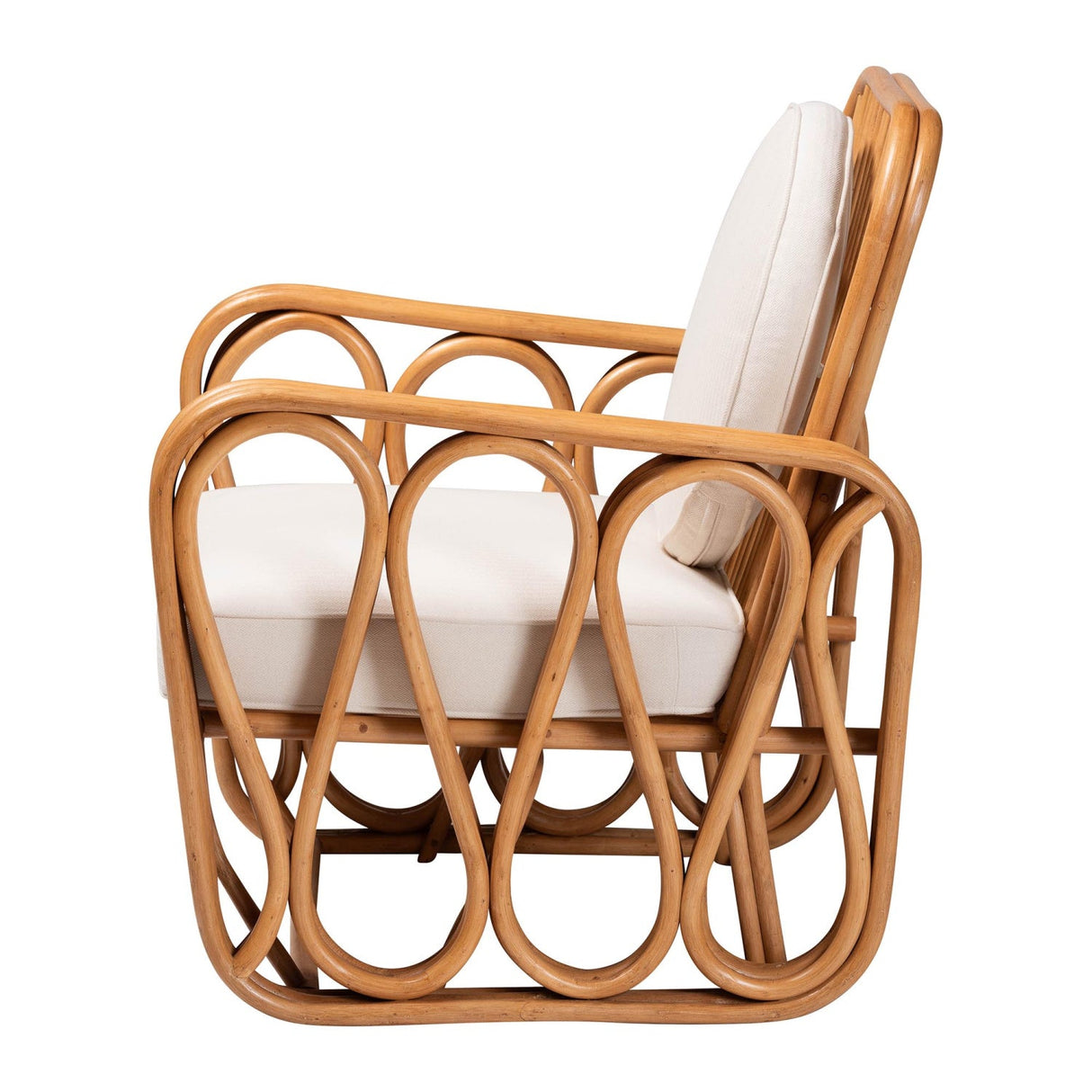   Modern European furniture - Square Armed Rattan Accent Chair - www.oroa.com | Oroa.com