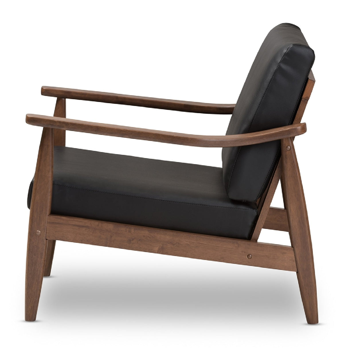   Modern European furniture - Walnut Framed Lounge Chair - www.oroa.com | Oroa.com