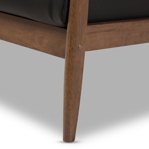   Modern European furniture - Walnut Framed Lounge Chair - www.oroa.com | Oroa.com