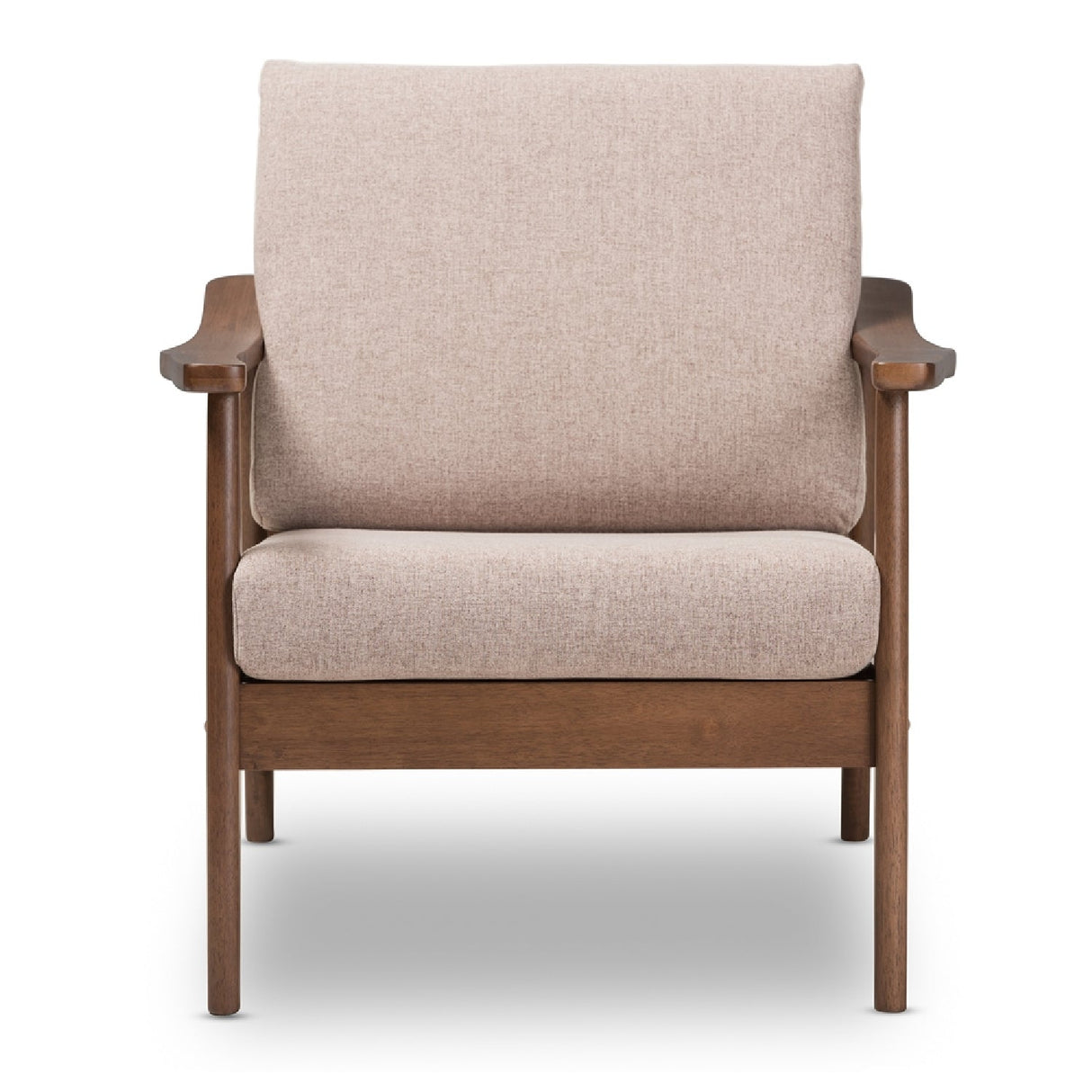   Modern European furniture - Walnut Framed Lounge Chair - www.oroa.com | Oroa.com