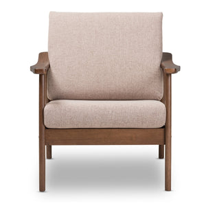   Modern European furniture - Walnut Framed Lounge Chair - www.oroa.com | Oroa.com