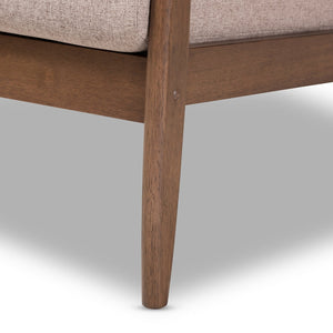   Modern European furniture - Walnut Framed Lounge Chair - www.oroa.com | Oroa.com
