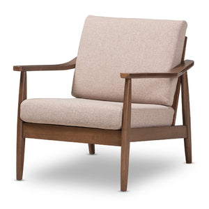   Modern European furniture - Walnut Framed Lounge Chair - www.oroa.com | Oroa.com