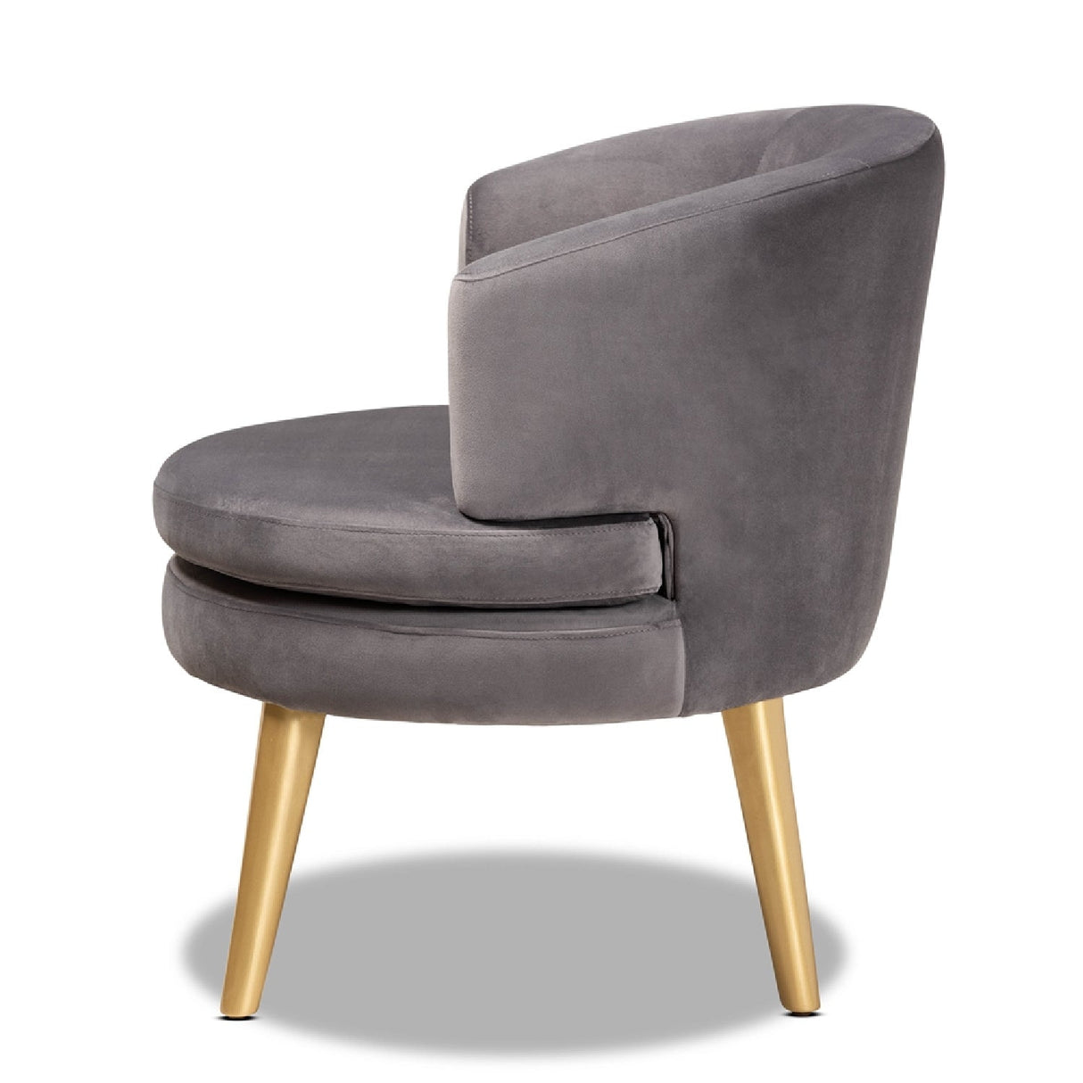  Modern European furniture - Round Velvet Accent Chair - www.oroa.com | Oroa.com