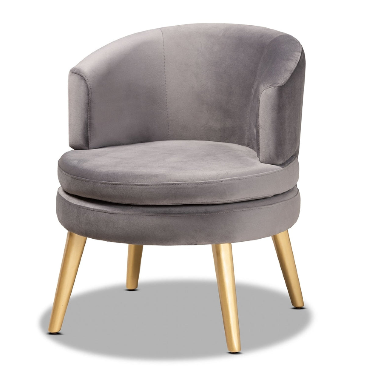   Modern European furniture - Round Velvet Accent Chair - www.oroa.com | Oroa.com