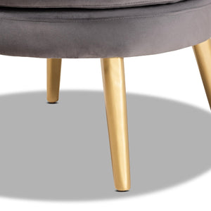   Modern European furniture - Round Velvet Accent Chair - www.oroa.com | Oroa.com