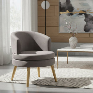   Modern European furniture - Round Velvet Accent Chair - www.oroa.com | Oroa.com
