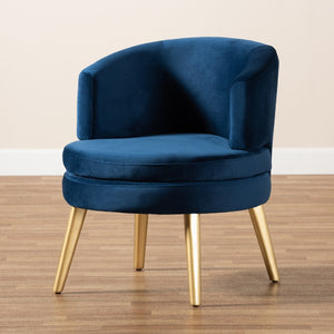   Modern European furniture - Round Velvet Accent Chair - www.oroa.com | Oroa.com