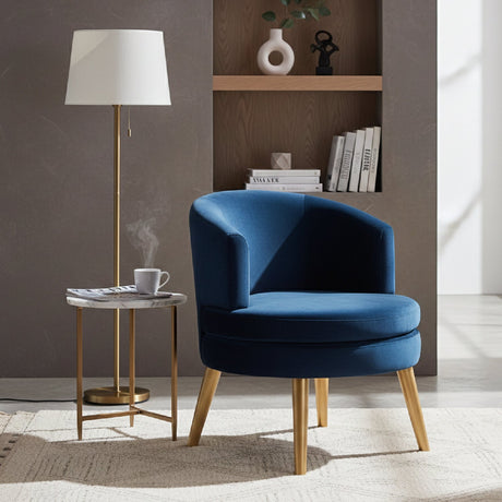  Modern European furniture - Round Velvet Accent Chair - www.oroa.com | Oroa.com