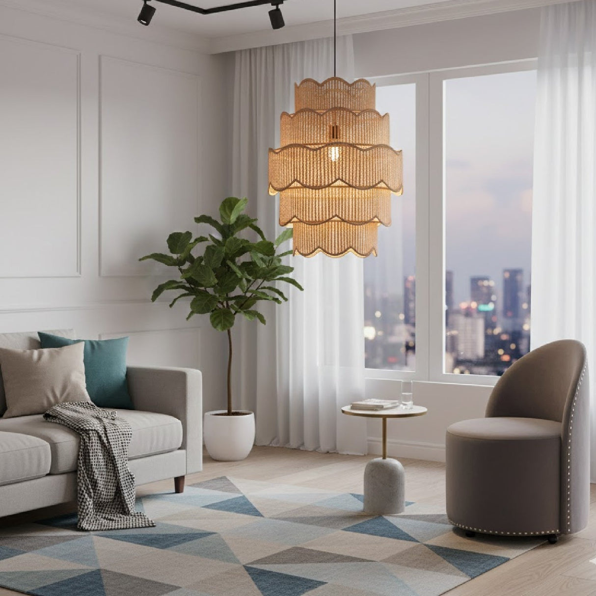   Modern European furniture - Studded Velvet Rolling Accent Chair - www.oroa.com | Oroa.com