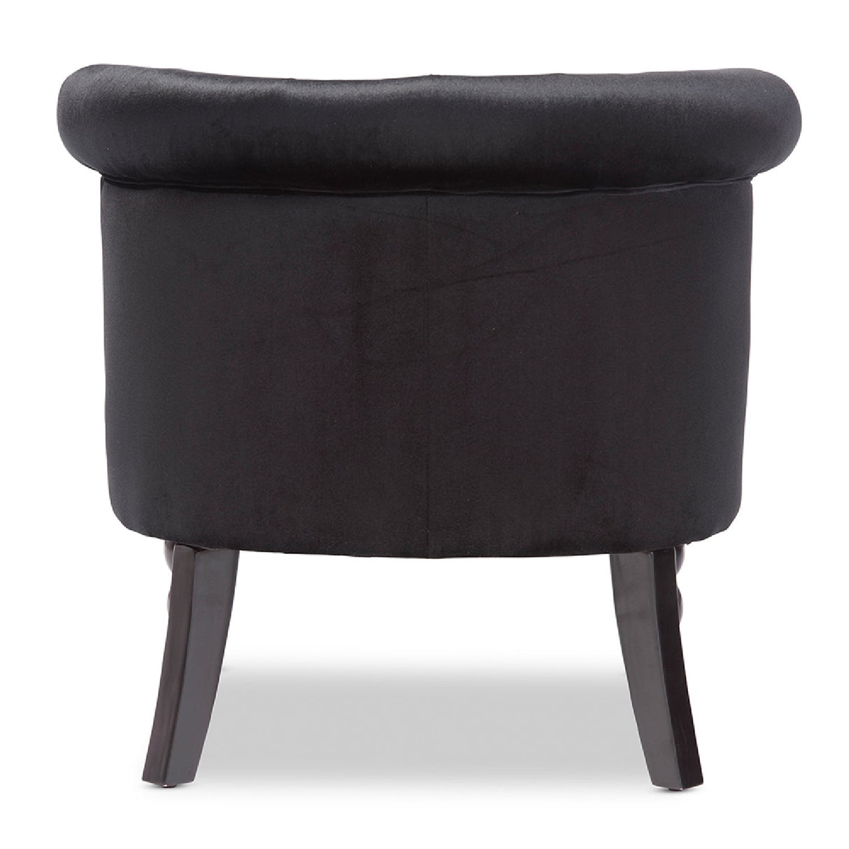   Modern European furniture - Black Velvet Vanity Accent Chair - www.oroa.com | Oroa.com