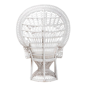   Modern European furniture - White Rattan Peacock Chair - www.oroa.com | Oroa.com