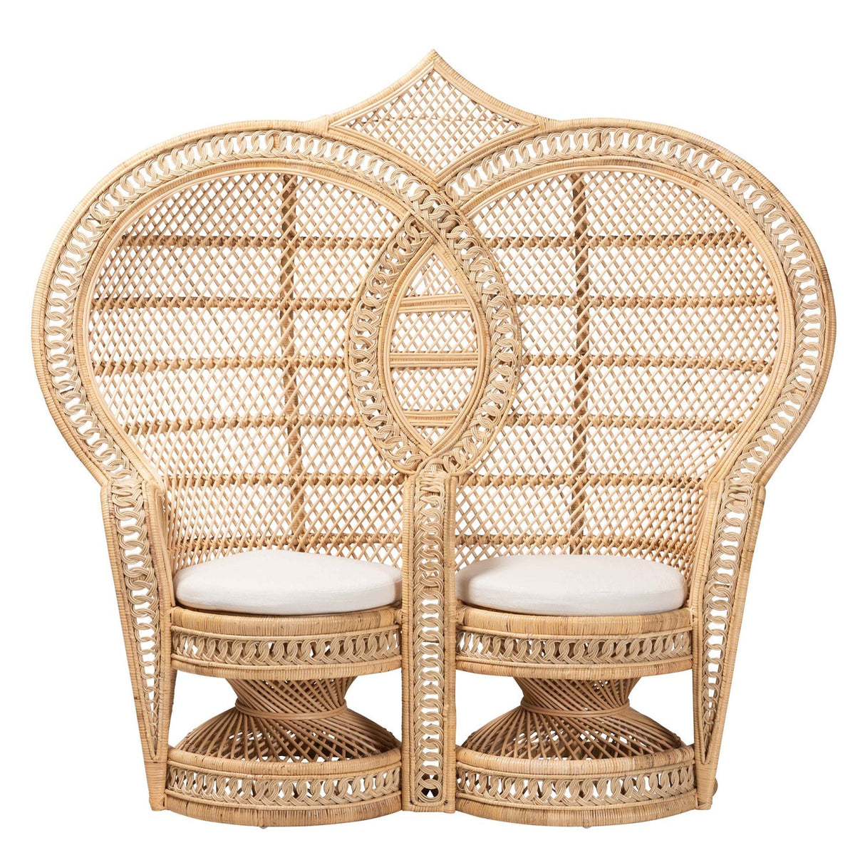   Modern European furniture - 2 Seater Rattan Peacock Chair - www.oroa.com | Oroa.com