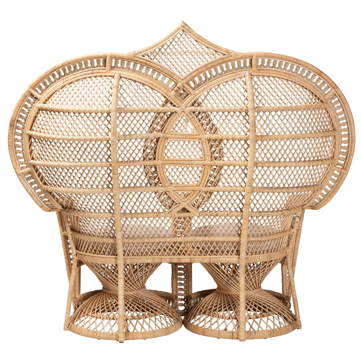   Modern European furniture - 2 Seater Rattan Peacock Chair - www.oroa.com | Oroa.com
